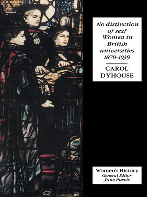 cover image of No Distinction of Sex?